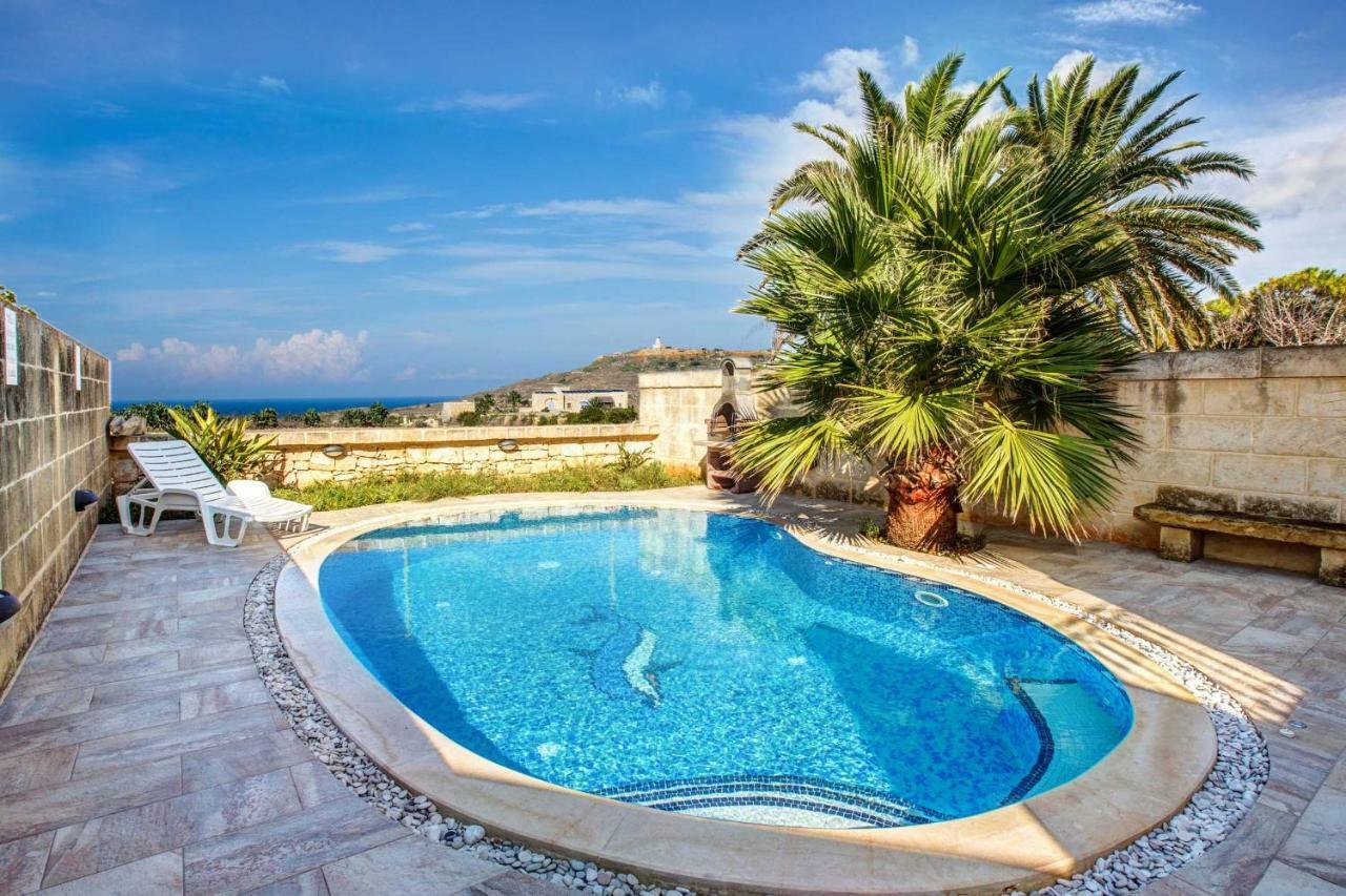 Il-Veduta Holiday Farmhouse With Sunny Private Pool In Island Of Gozo Għarb Exterior foto